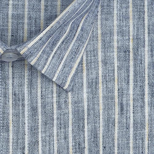 Image of GHPC 100% Cotton Striped Half Sleeves Regular Fit Formal Shirt for Men