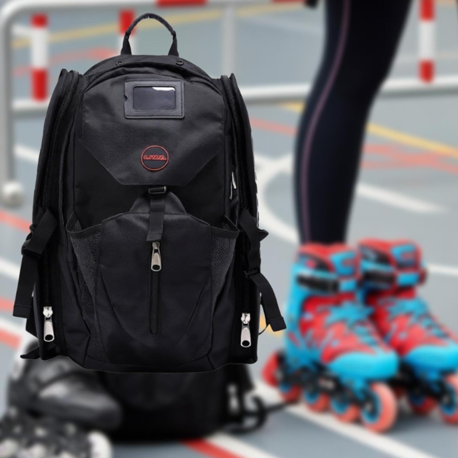 Homyl Mochila Patines Bolsa Patines Mochila Almacenamiento Patines Mochila Patines Niños Resistente Material Oxford Correa Reforzada Adecuada para
