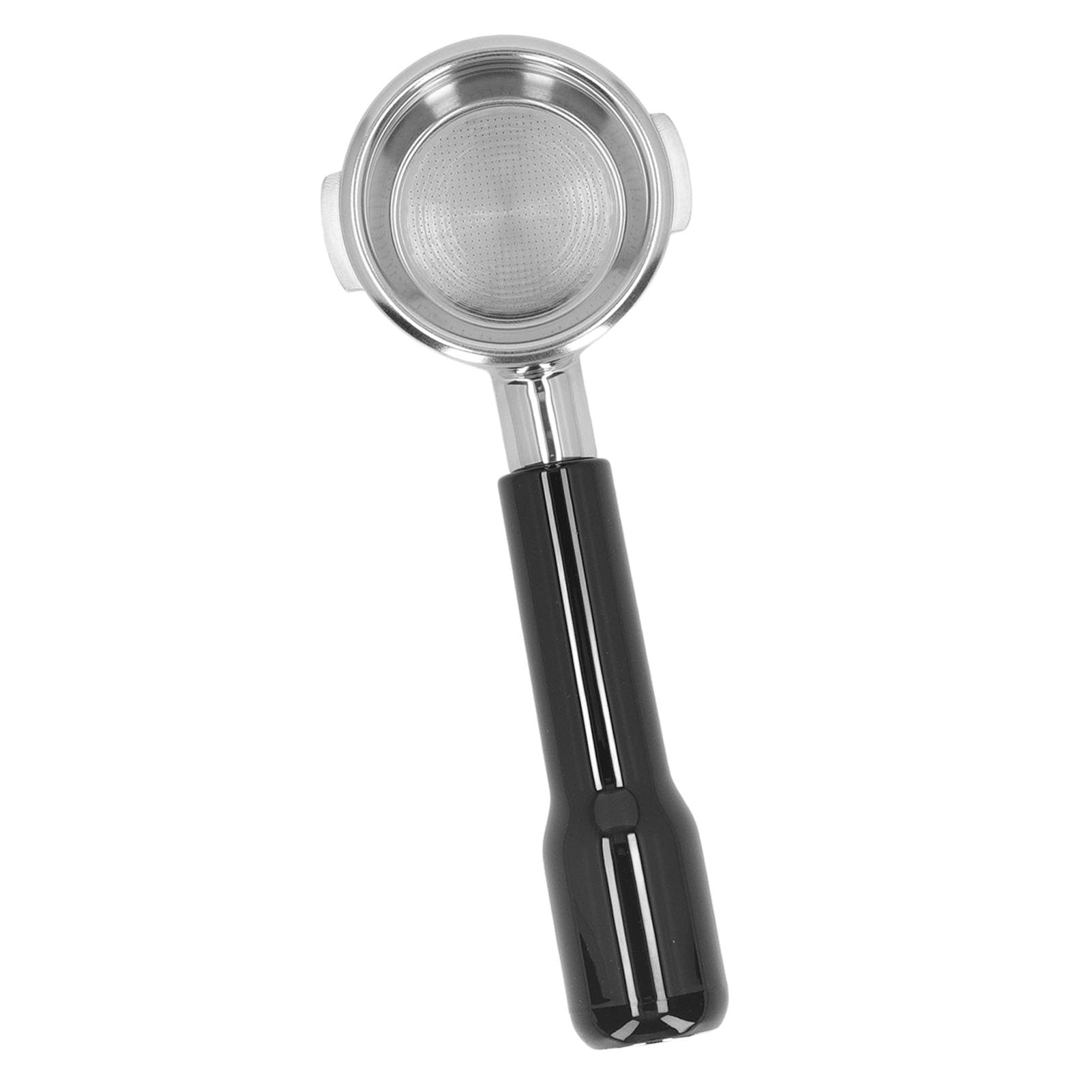 58mm Portafilter Bottomless Portafilter con Manico Rimovibile per (BLACK)
