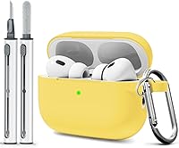 Vista 147 de Funda para AirPods Pro con kit de limpieza, funda de silicona suave para Apple AirPod Pro de 1ª/2ª generación, accesorios de funda AirPods Pro/Pro 2