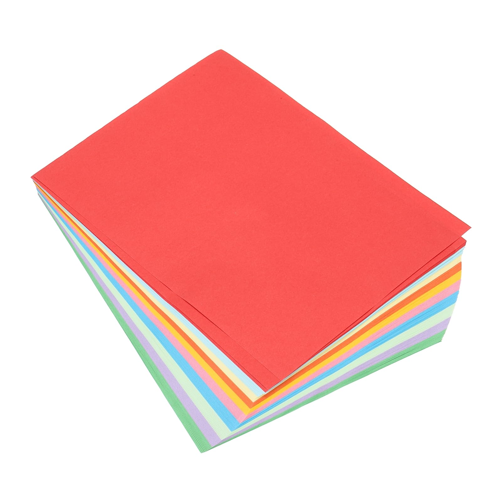 sourcing map 100 Sheet Origami Paper Double Sided 10 Colors A5