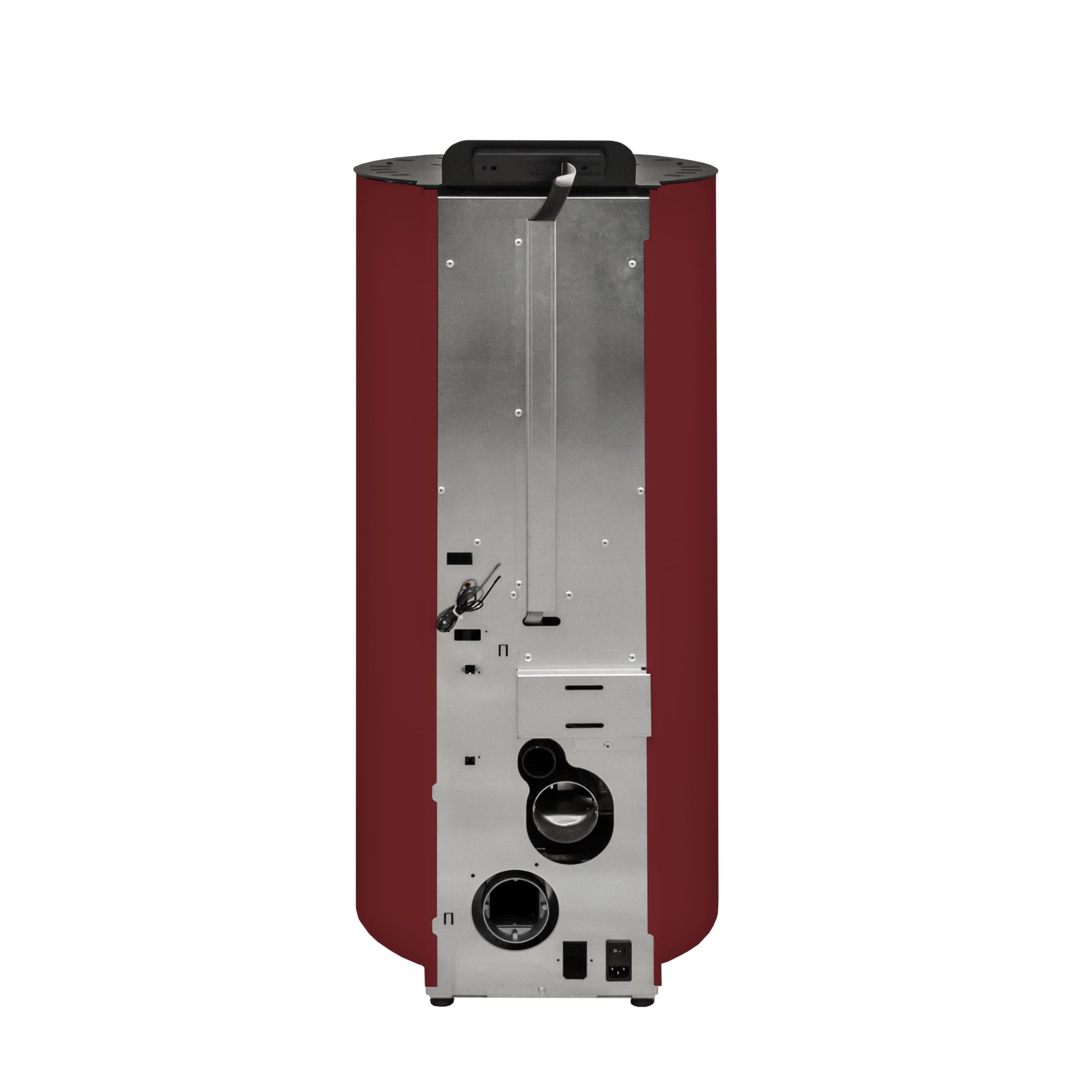 STUFE A PELLET ITALIA Boston 14 KW Canalizable WiFi | Estufa de pellets de aire ventilado, eficiencia 89% calefacción, 130 m², autonomía 15 h, programable, control WiFi 5 velocidades y potencias
