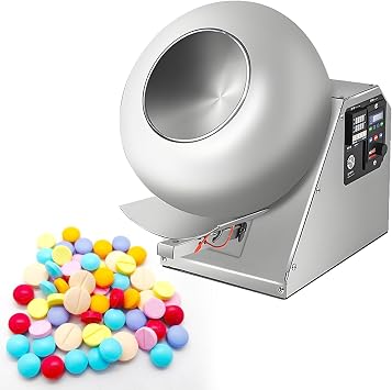 Automatic Tablet Coating Machine, Table Top Automatic Tablet Coating Machine, Chocolate Drying Polishing Machine, for Sugar, Chocolate, Peanut Nut Etc.