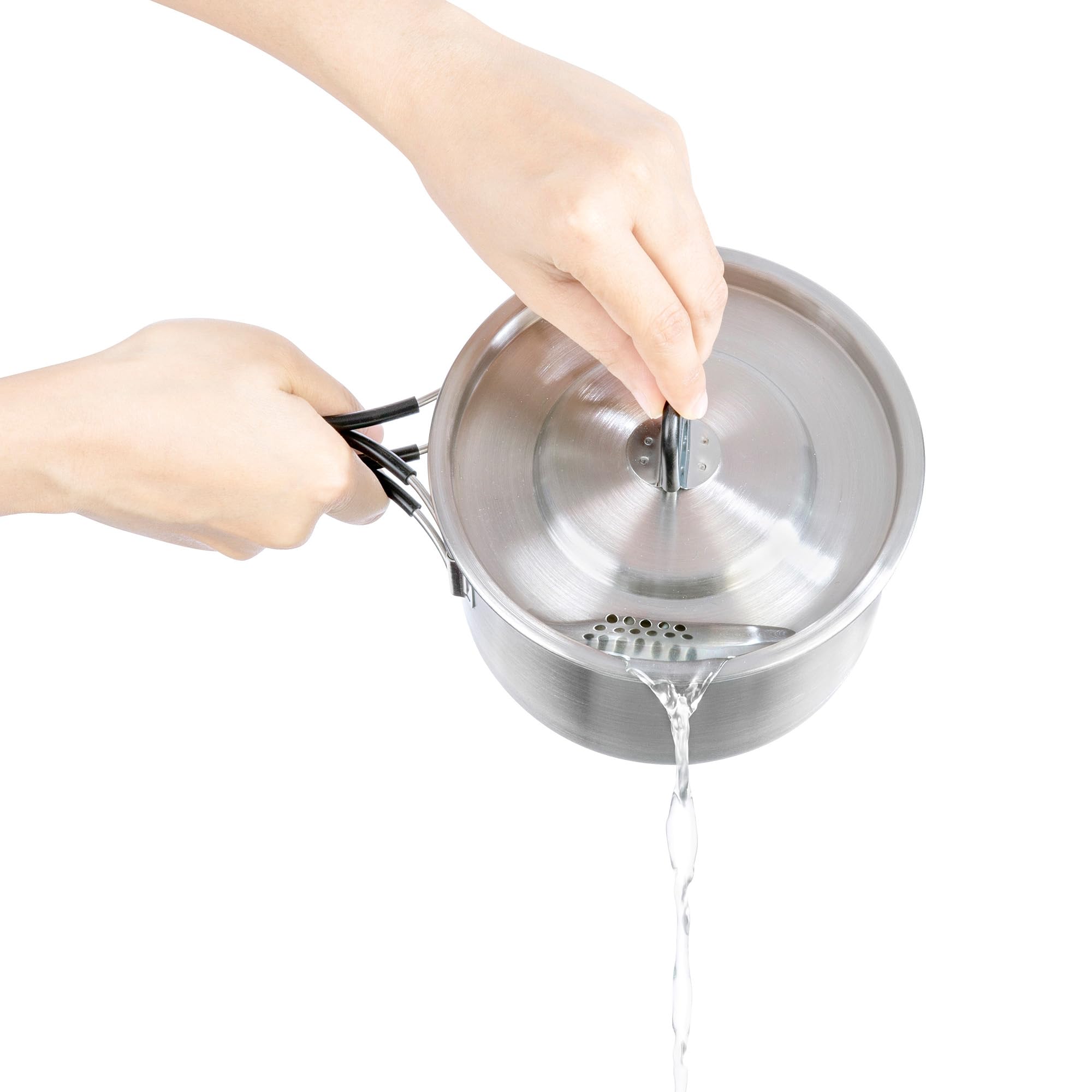 Tatonka Kettle II Casserole d'extérieur en acier inoxydable 1 l Ø 14,5 x 8,5 cm