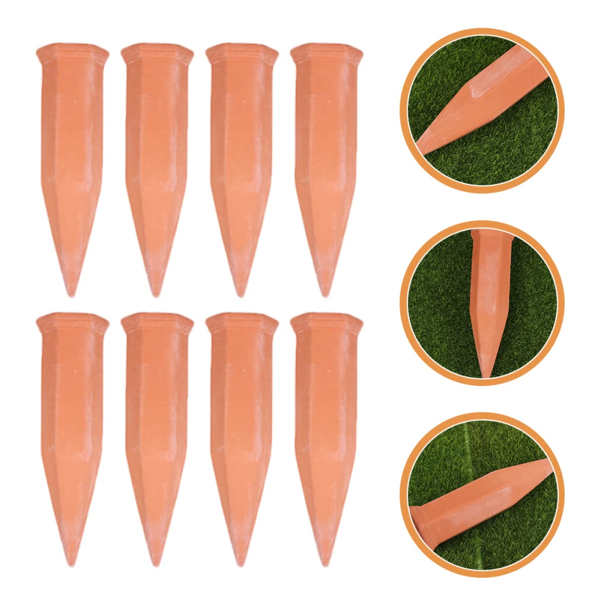 Ceramic Automatic Watering Device Plant Self Watering Spikes Flower Tool Automatic Flower Tool Set (8 Pieces)