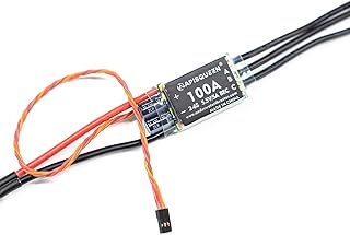 APISQUEEN BI-Directional 2-6S 100A ESC Electronic Speed Controller with 5.5V 3A BEC for Underwater Thruster and Motor
