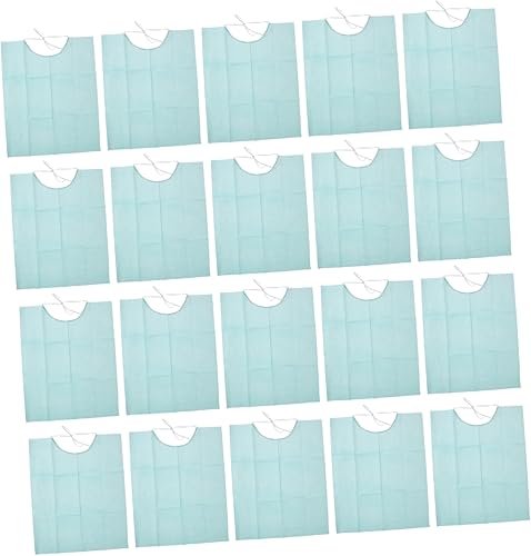 Sky Bibs 3-Pack Easy-to-Use Disposable Neckerchiefs for Patients Practical Oral Care Suitable for Dental Offices and Clinics