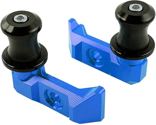 ADJAN MMRYP - Soporte deslizante para eje de horquilla de rueda trasera, compatible con ajustador de cadena Yamaha FZ07 MT07 2014-2022 2020 2021 FZ