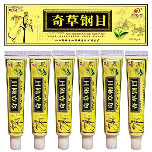 6pcs/Lot Chinese Herbal Eczema, Psoriasis Creams Dermatitis and Eczema Pruritus Psoriasis Ointment
