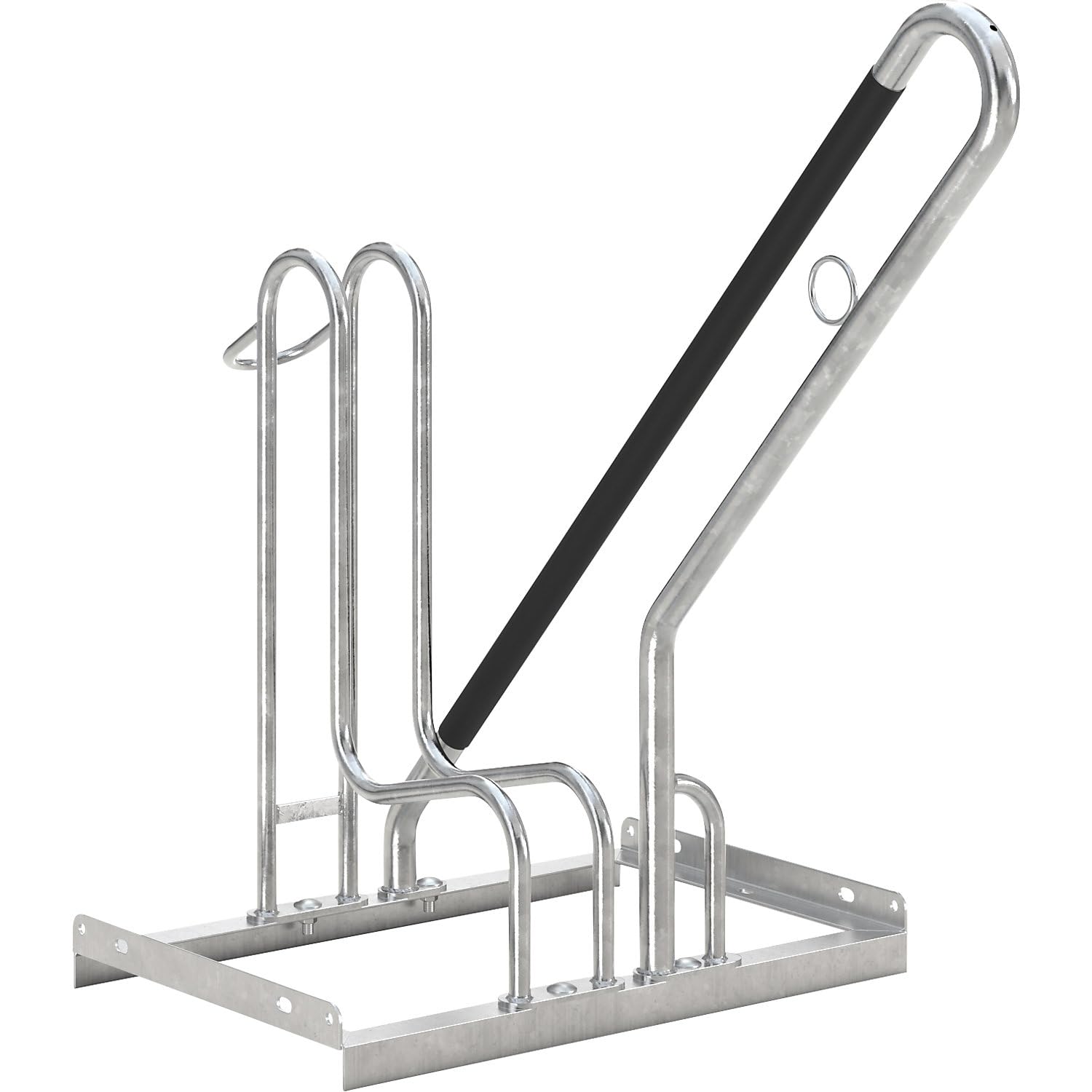 kaiserkraft | Rastrelliera per biciclette | modello 4800 XXBF | un lato utile | portabici | staffa bassa