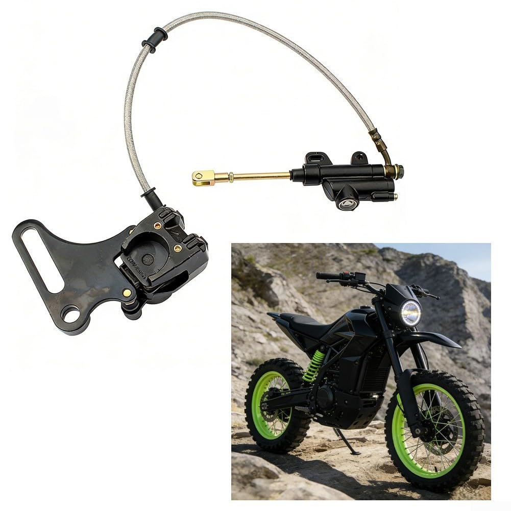 Ensemble de frein à disque arrière de 15 mm pour motos 125 cc 140 cc tout-terrain VTT et motos tout-terrain Kit de frein conçu pour fournir une puissance d'arrêt stable et sûre