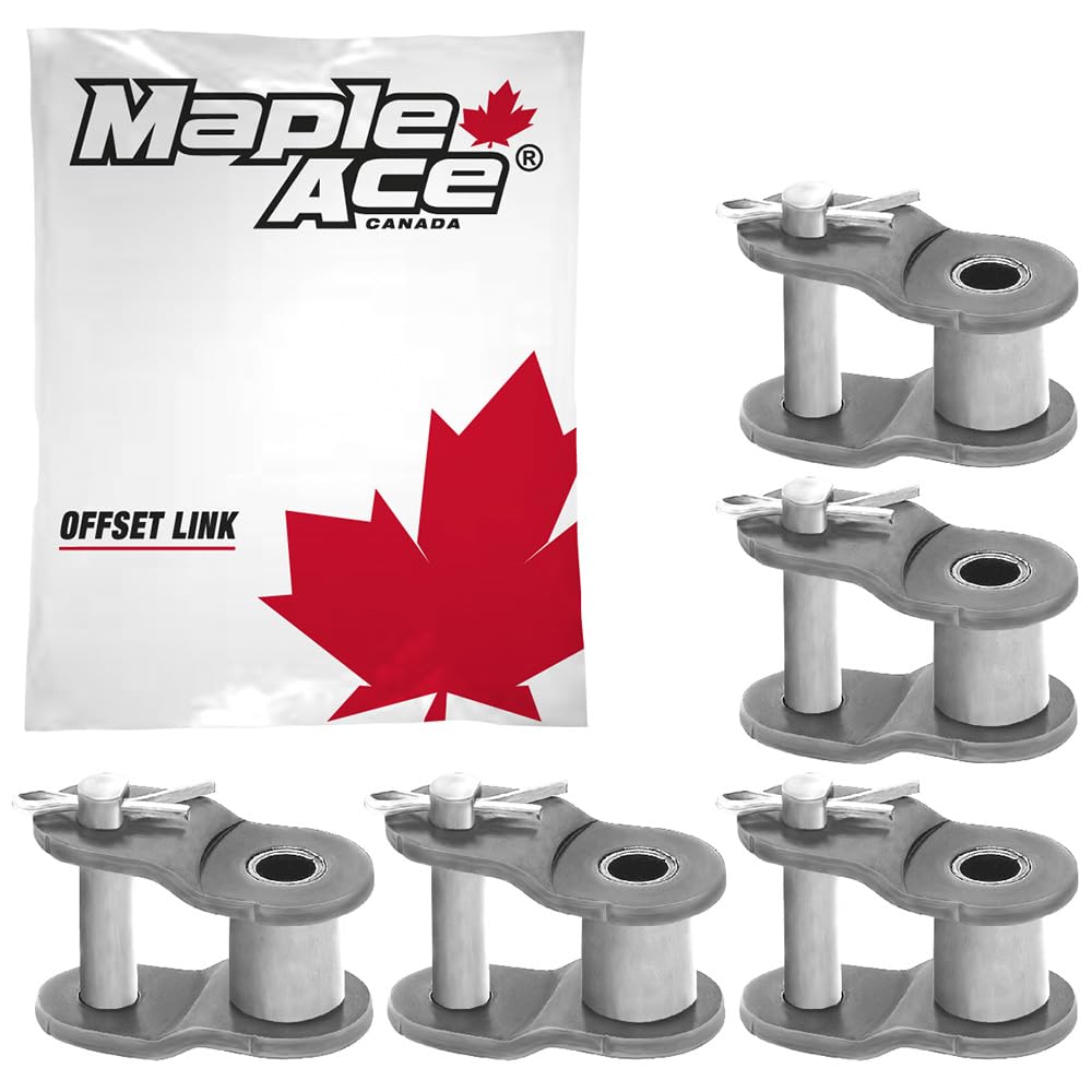 MAPLE ACE #41 Offset Half Link for Roller Chain Single Strand (Qty 5)