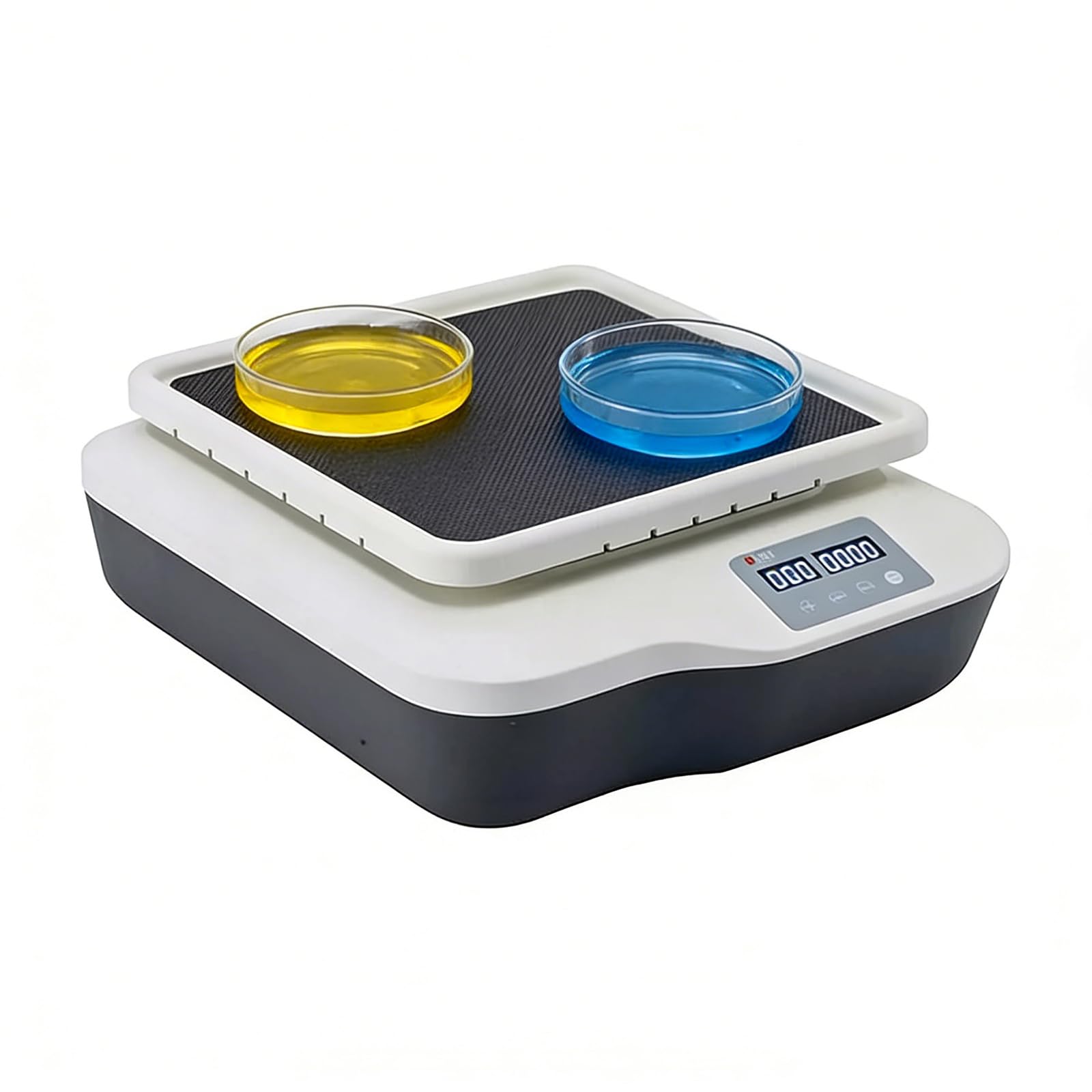 Agitadores orbitales de laboratorio, mezclador oscilador digital de laboratorio de 40-200 rpm, agitador rotador horizontal, modo continuo o modo temporizador, agitador rotador orbital de fijación para