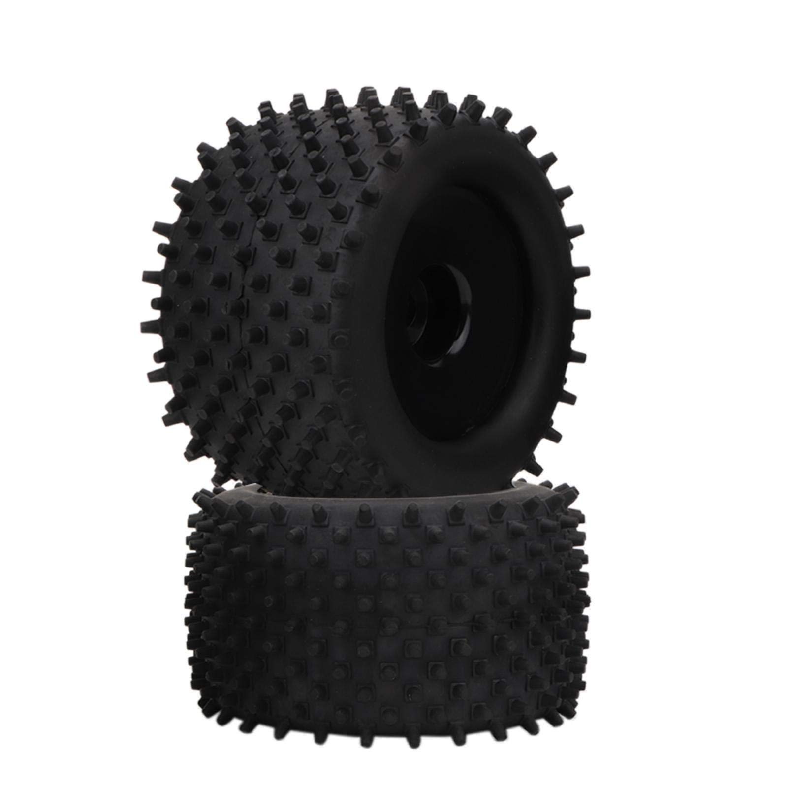 Neumático de Coche RC, neumático de Goma de 155 mm Piezas de Mejora de Rueda de Cubo de 82 mm para Monster Truck 1/8 RC Racing Car