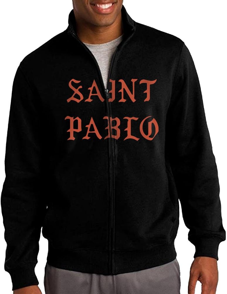 Men Saint Pablo Kanye West The Life Of Pablo Full Zip Up Hoodie Jackets