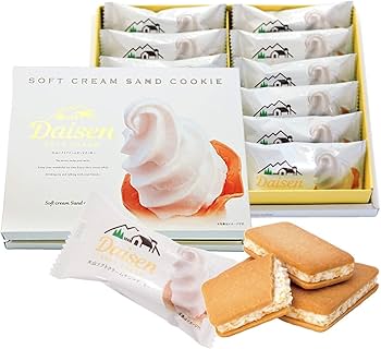 Amazon | 大山ソフトクリームサンドクッキー (12ヶ入) | 寿製菓株式