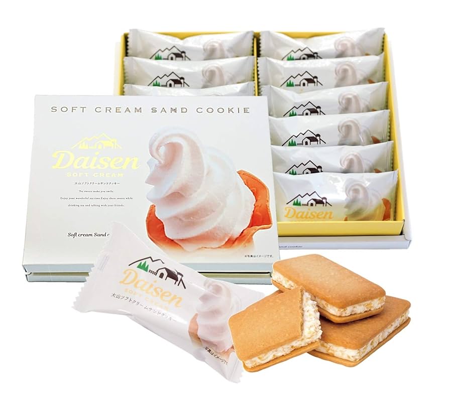Amazon.co.jp: Oyama Soft Cream Sand Cookies (12 Count