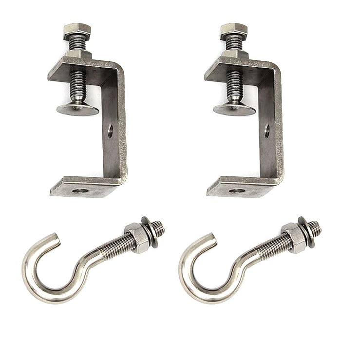 Buy Beam Clamp; C Clamp Stainless Steel; C Clamps 2 Inch Wide;c Clamp Hooks for Hanging.That Can
