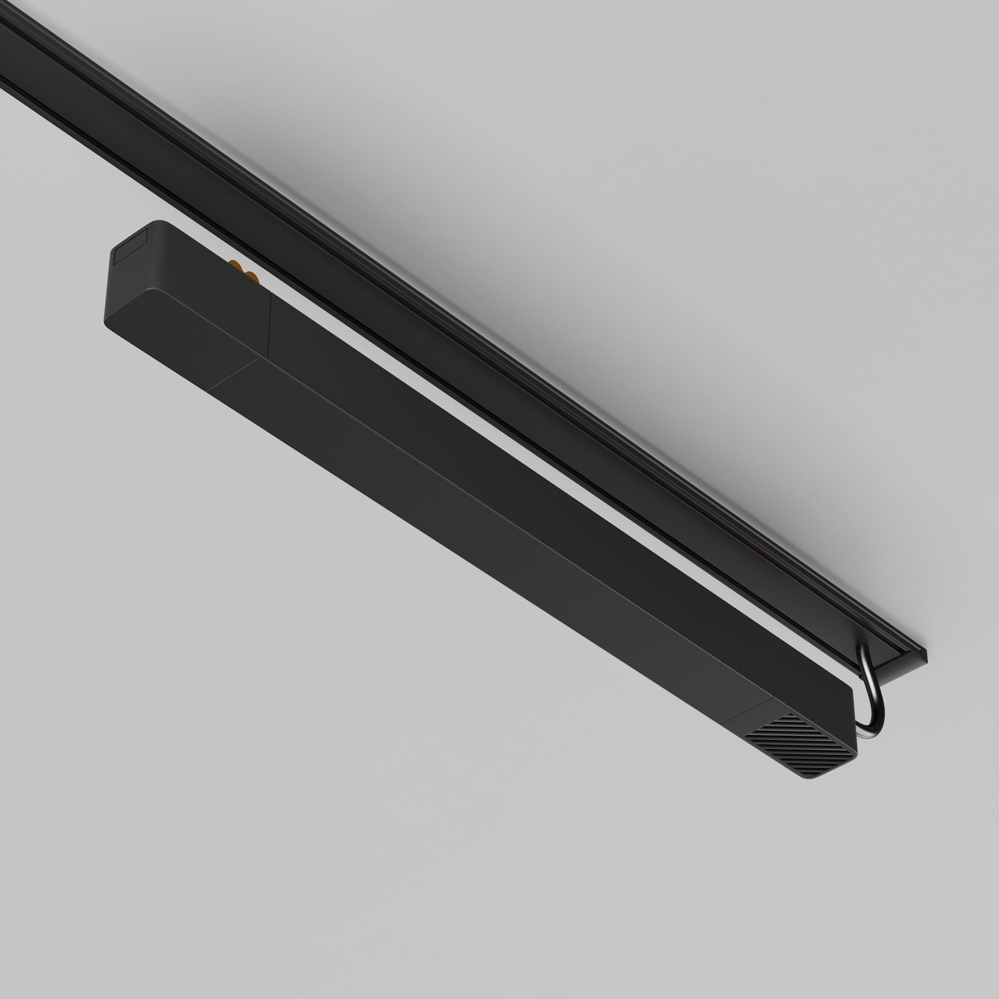 Maytoni Radity Stromversorgung Schienensystem Schwarz Aluminium Kunststoff