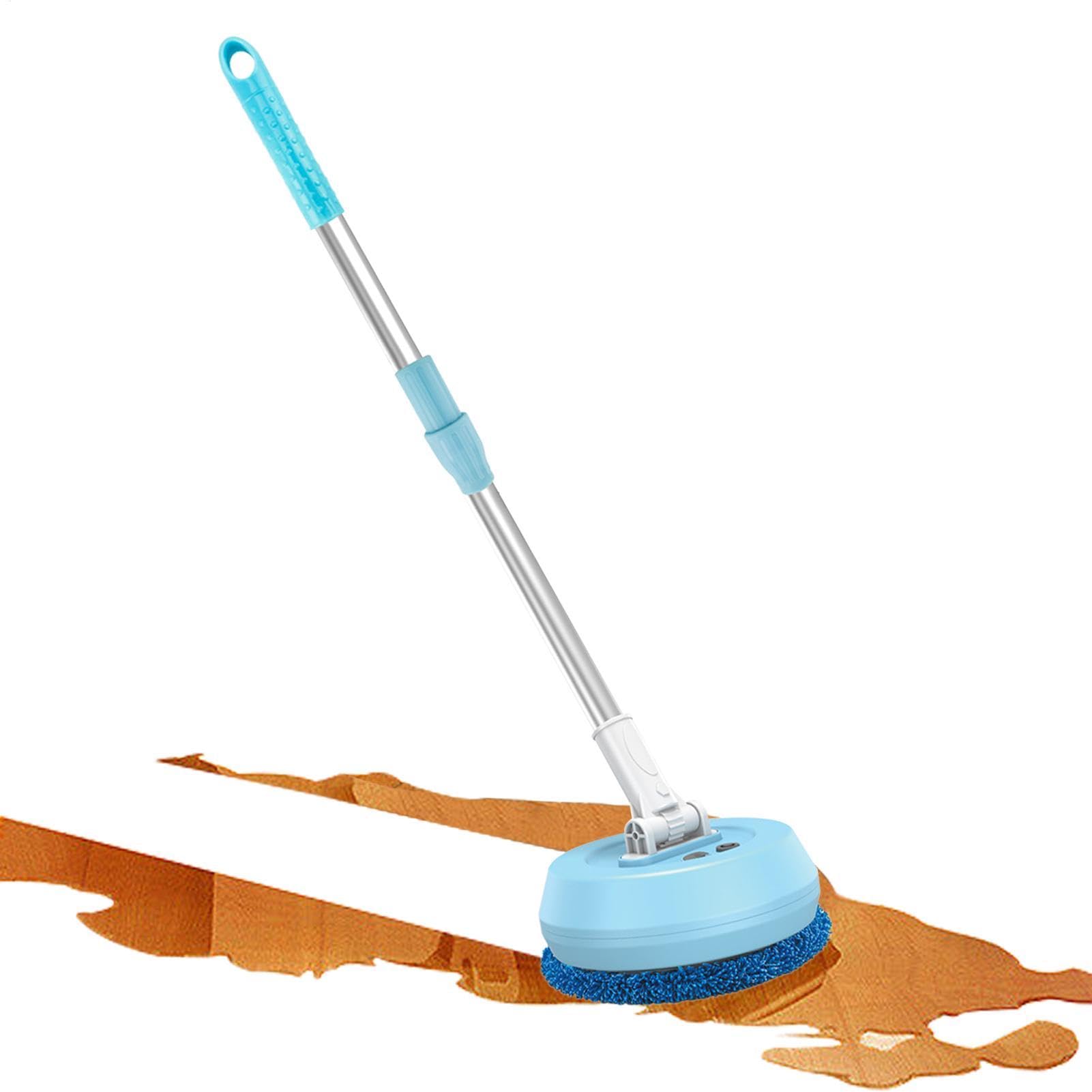 Fuerador de baldosas inalámbricas, Cepillo de fregado eléctrico Mango Largo | Cleaner de fregado de bañera de holeta pesada para baldosas, piso, ventana