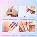 12 Colors Nail Art Pens Set – 3D Nail Art Marker & Polish Pens with Fine Liner Brush for Drawing, Painting & DIY Manicure Designs, Nail Art Beauty Tools Kit (1 Set)