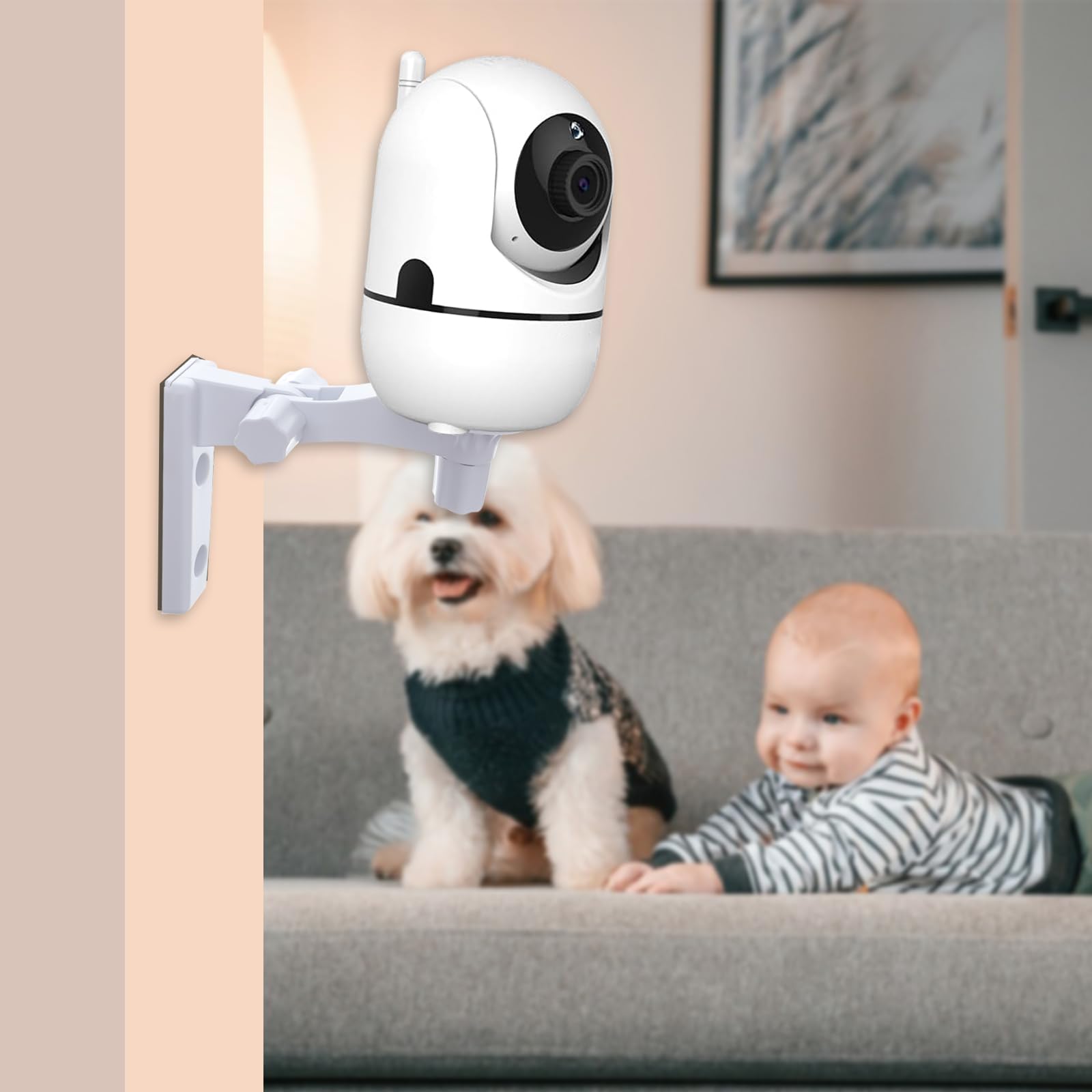 2 Pack Baby Monitor Mount Compatible with HelloBaby HB65/HB40/HB6550/HB66/HB6339/HB6550 Pro/HB6250 - Image 3