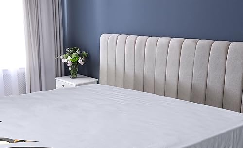 Miniatura 2 de Ambesonne Sábana bajera ajustable con diseño de pingüinos en tierra polar helada, clima invernal y clima frío ártico, funda de cama con bolsillo