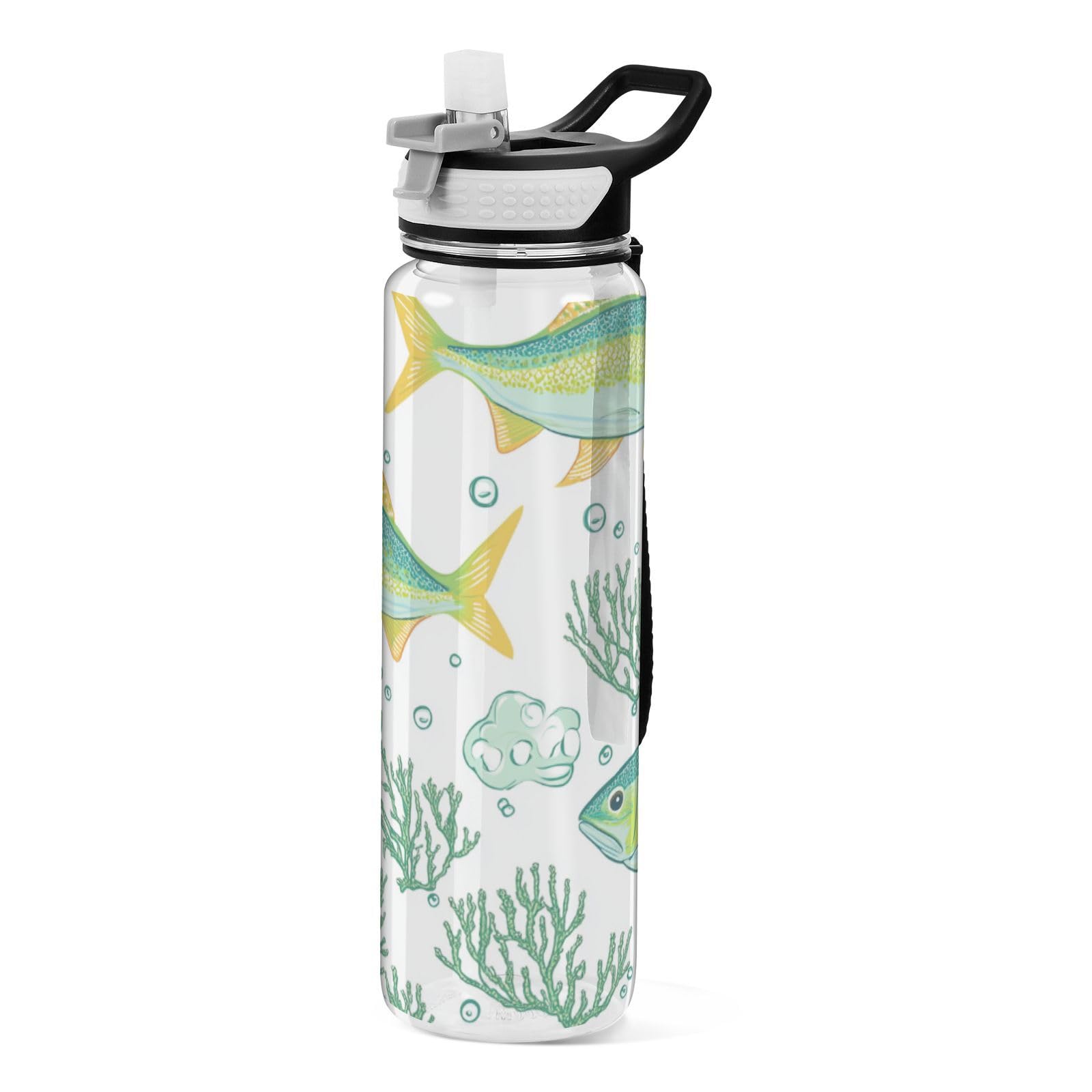 Bouteille d'eau en Tritan 946 ml pour le camping et le travail au quotidien