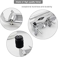 Vista 2 de CashBeat Abrazadera de soporte para platillo con brazo de pluma, montaje de extensión de juego de batería para instrumentos de percusión, accesorio
