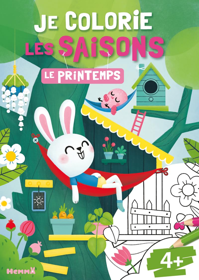 Je colorie les saisons - Le printemps