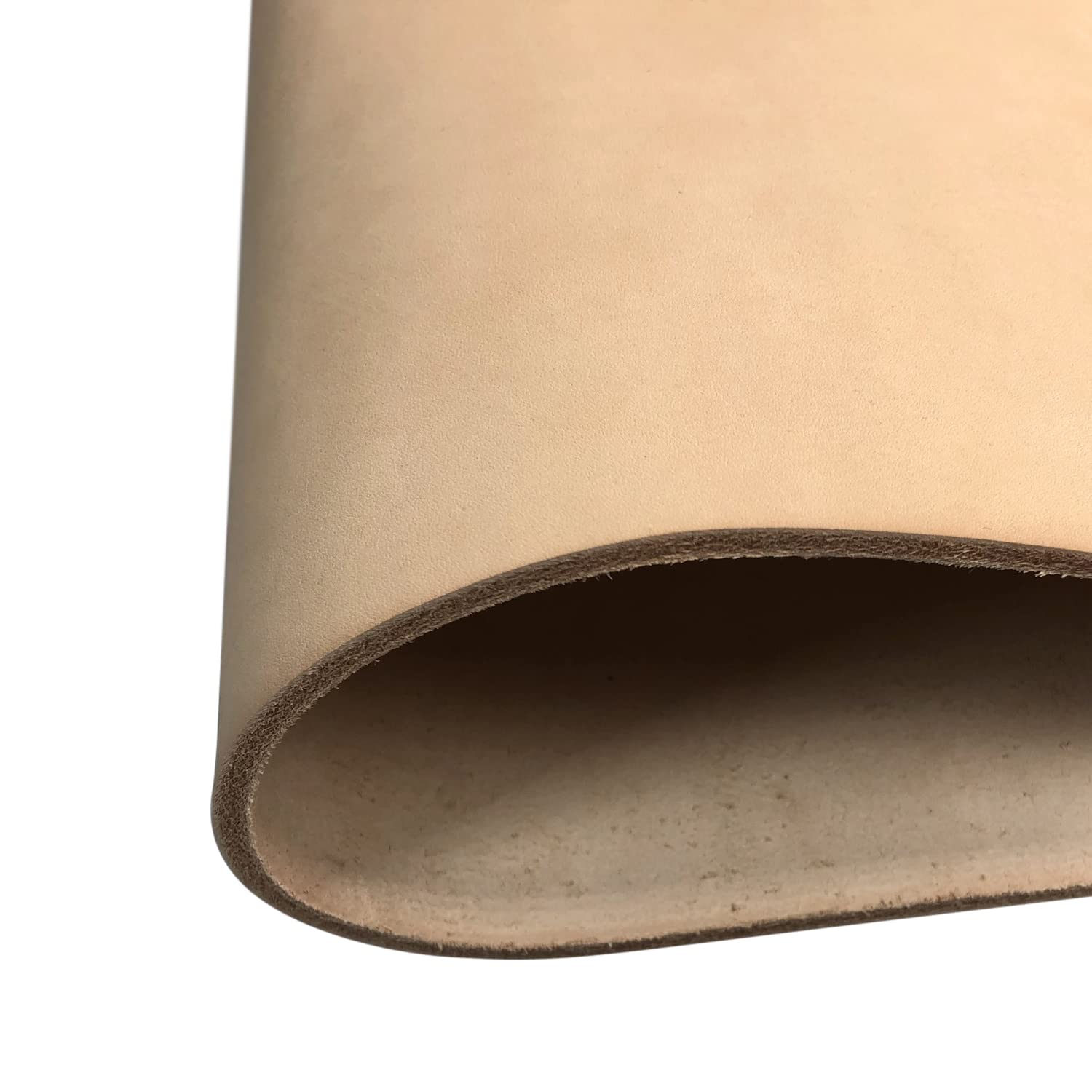 Pelle bovina pieno fiore conciata al vegetale pezzi di pelle naturale 8-9 once (3,5 mm) per tappezzeria in pelle artigianale (30,5 x 61 cm)