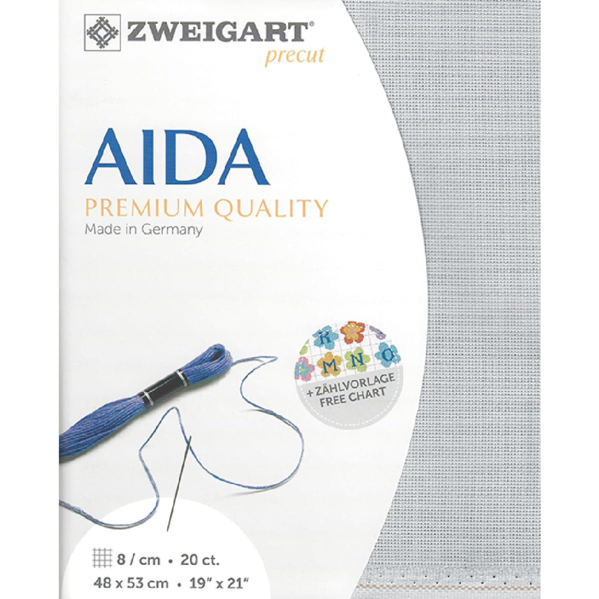 Toile Aida Zweigart extra fine col.705 pour nappe et déco fait main