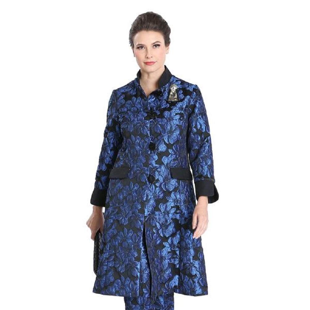 IC CollectionJacquard Button Front Jacket - 3149J