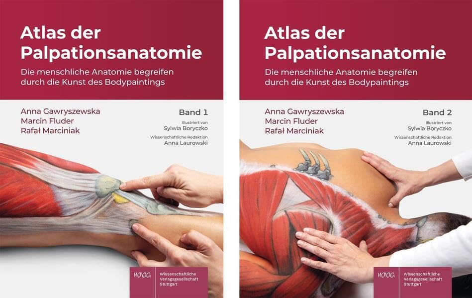 Atlas der Palpationsanatomie SET: Die menschliche Anatomie begreifen durch die Kunst des Bodypaintings