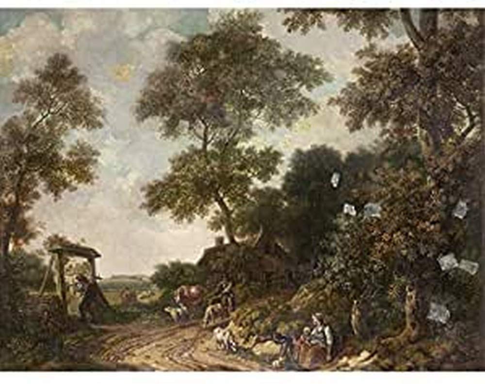 Artery8 Jurriaan Andriessen Dutch Landscape Painting Art Print Canvas Premium Wall Decor Poster Mural