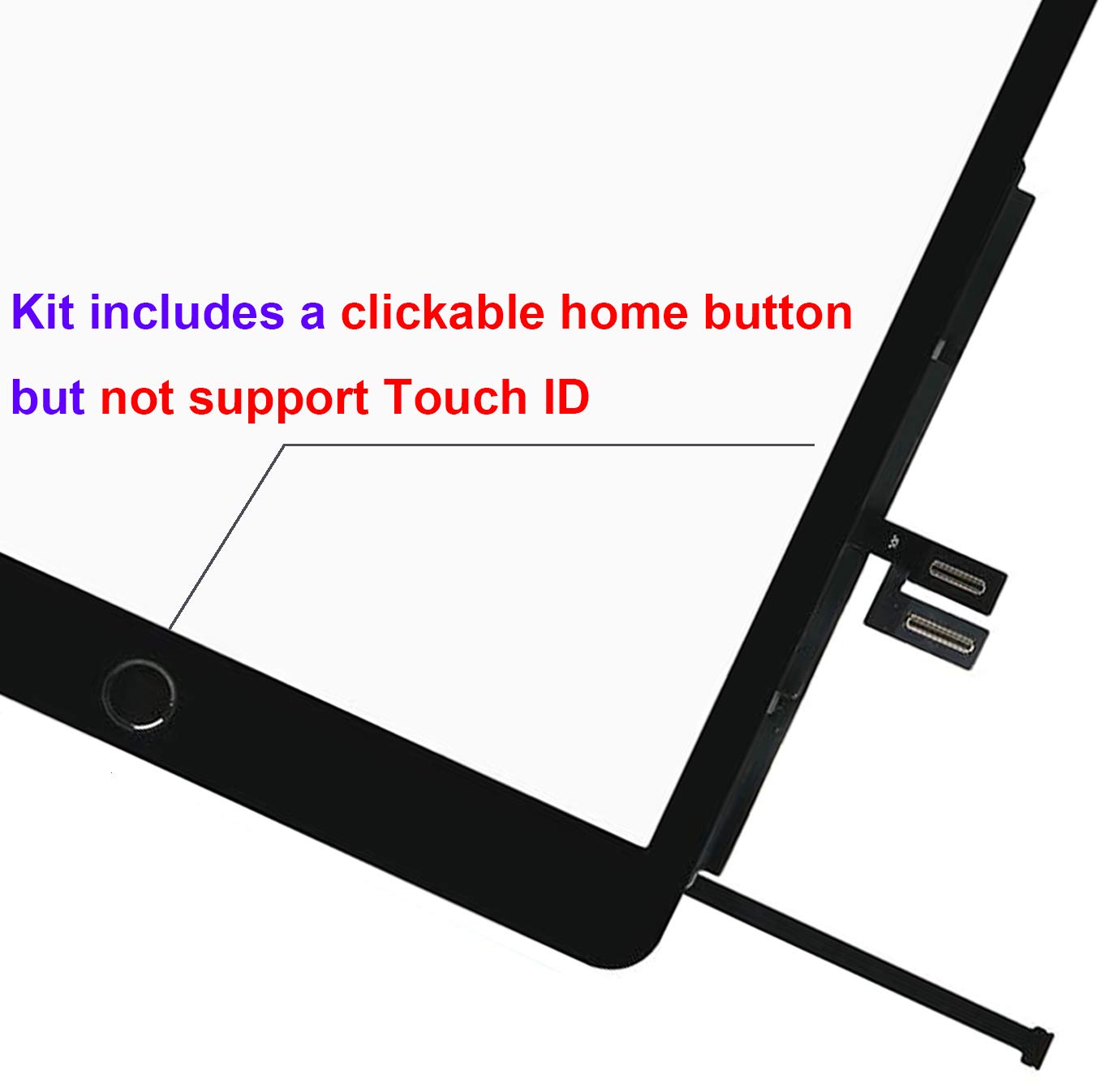 Touchscreen Per IPad 6 2018 A1893/A1954 - Digitizer Sostituzione Con Kit Riparazione, Senza Home Button