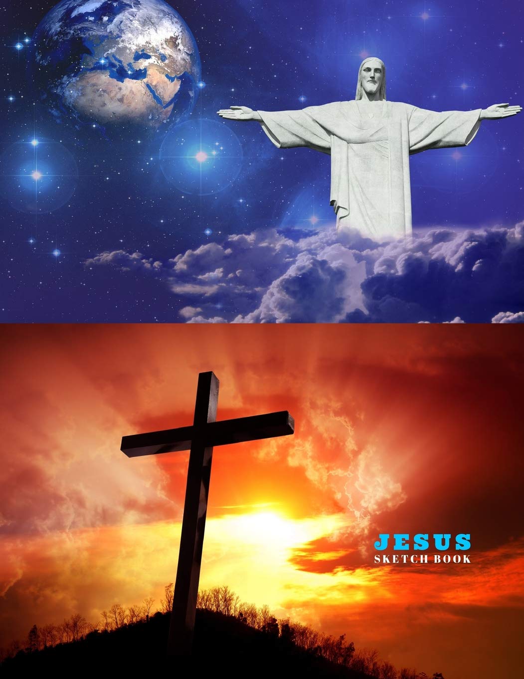 Jesus Sketch Book: Practice Painting, Drawing, writing, Sketching or Creative Doodling.