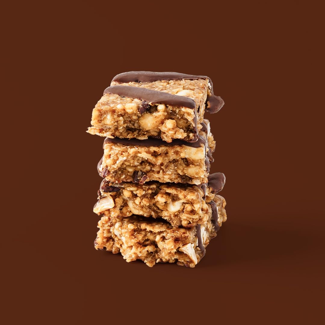 HEJ Oat Vollkorn-Hafer-Riegel - Bio-Müsliriegel mit Haselnuss, Schokolade & Nussmus - Veganer Snack - Energieriegel - Glutenfrei - Choco Hazelnut 12 x 45 g