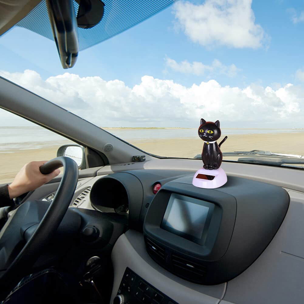 Auto-Dekoration Bewegliche Katze Für Armaturenbrett – Acryl-Figuren Mit Wackelndem Kopf