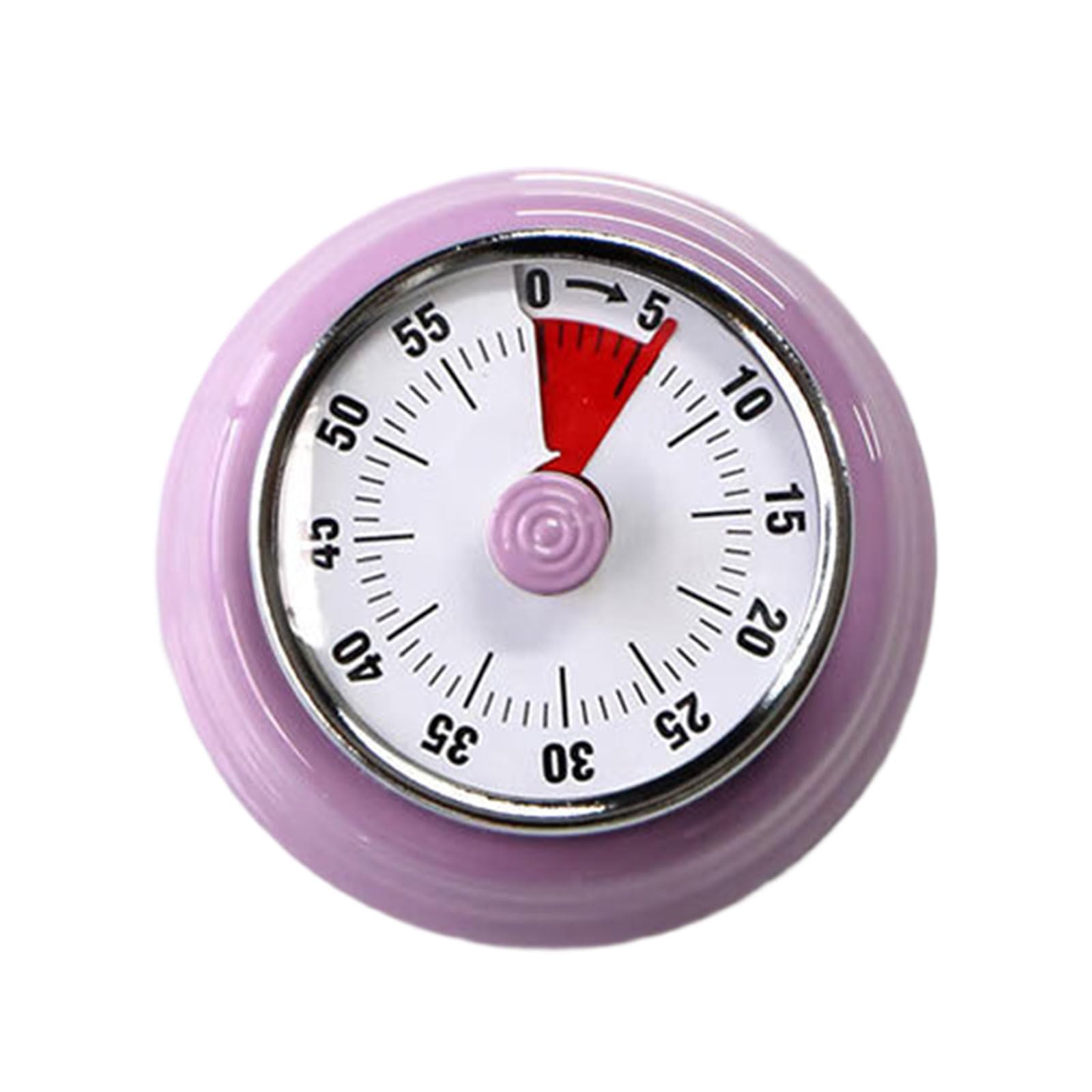 Friendly Mechanical Timer Stainless Steel Visual Countdown for Kitchen Baking Battery Easy Time Management Tool