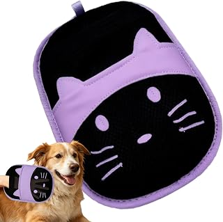 Double Sided Cat Hair Remover Glove For Grooming And Cleaning | Cat Hair Mitt Glove for Furniture Couch Carpet Clothes Bedding Rug Mat