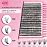 Lash CIusters 320Pcs Individual Lashes 3D Wispy Cluster Lashes Natural Look Eyelash Clusters Faux Mink Wispy Lashes 40D-D Mixed DIY Lash Extension (3D Wispy-40D-D,8-16mix)