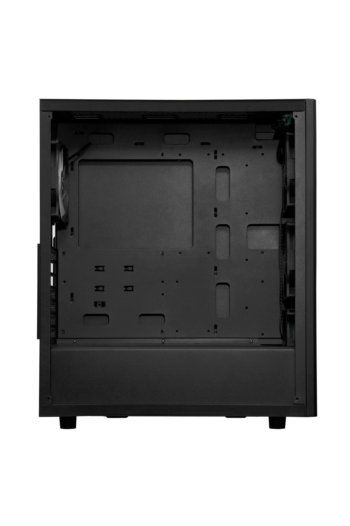 BitFenix Grafi Black - Carcasa para gaming (4 x 120 mm, cristal templado FRGB, USB 3.0, torre media ATX, BFC-GRM-KKGSK-4F)