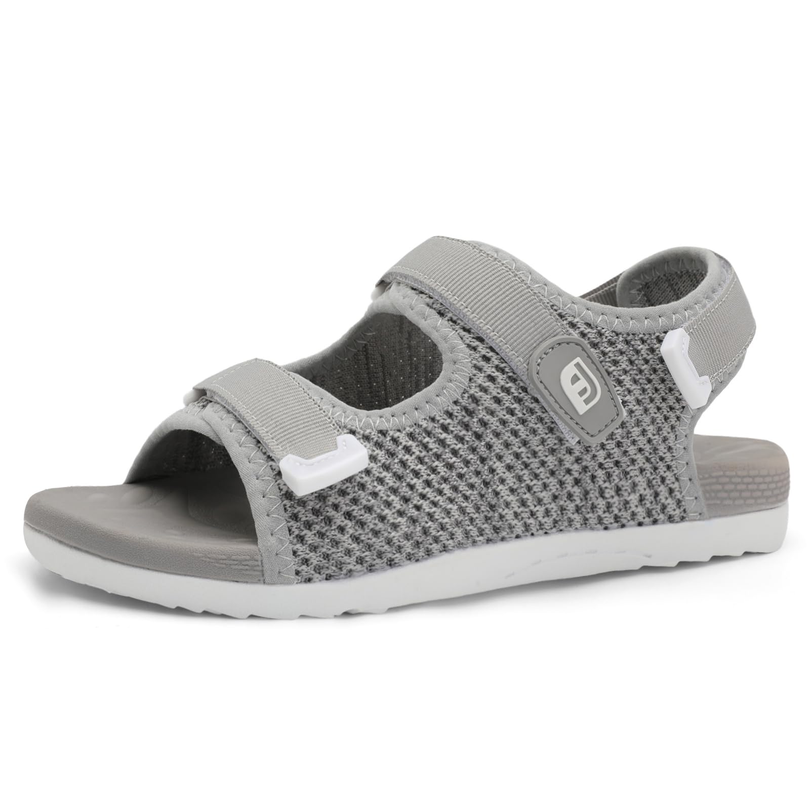 JOINFREE Womens Orthopedic Walking Hiking Sandals Adjustable Open Toe Sports Water Sandals with Plantar Fasciitis Arch Support Thick Athletic Cushion