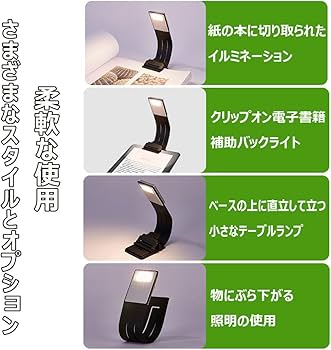 Amazon.co.jp: SEKIDAR クリップライト 読書灯 ブックライト ミニ