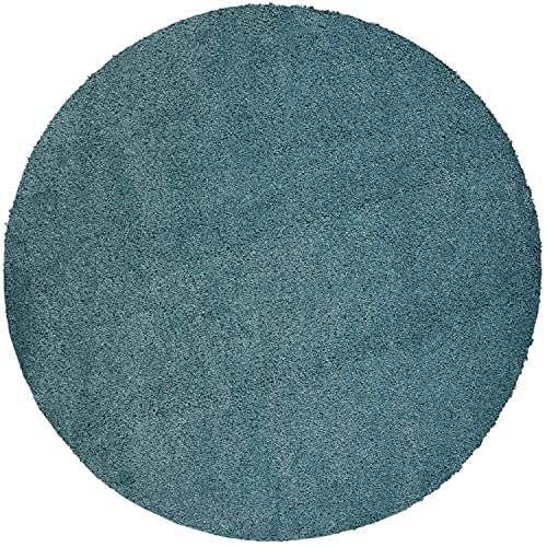 Image of CD Carpet Anti Slip Shaggy Fluffy Fur Rugs and Carpet for Living Room Bedroom Kids Room Plain Circle Carpets for Home with 2 Inch Thickness (Color Royal Blue Size 7x7 Feet Round)