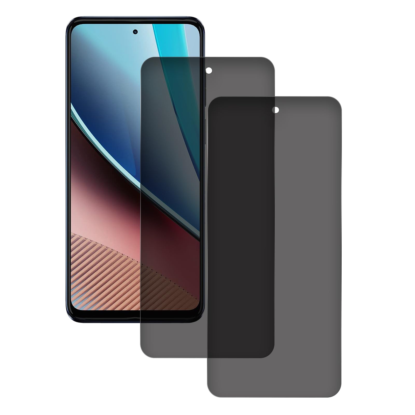 2 Pack Privacy Screen Protector for Motorola Moto G Stylus 2023, Privacy Tempered Glass Film [9H Hardness][Bubble-Free] [Shatter Proof] [Anti-fingerprint] [Easy Installation] Screen Protector Glass