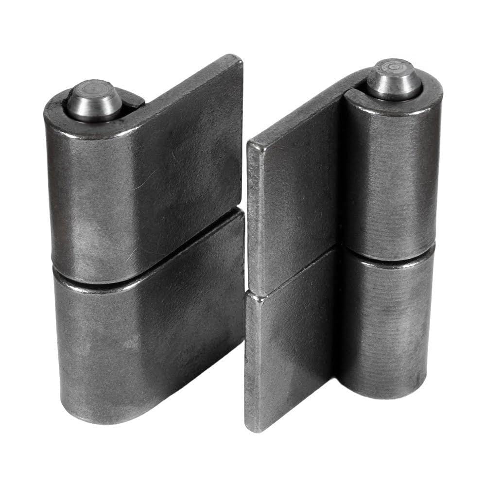 3.2” Heavy Duty Weld-On Gate Hinges – 5mm Steel, 440 lbs Capacity, Detachable Pin – Pack of 2