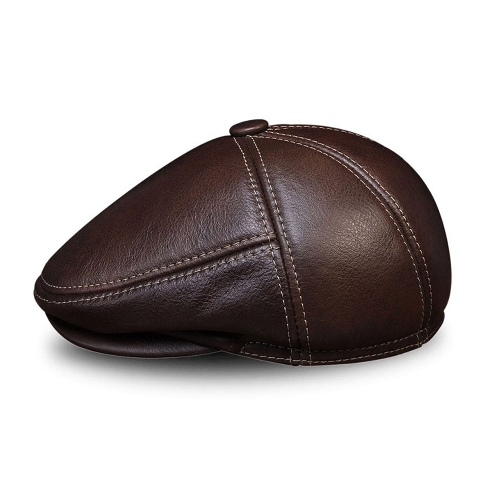 Design Męska skórzana czapka/Newsboy/Beret/Cabbie Hat