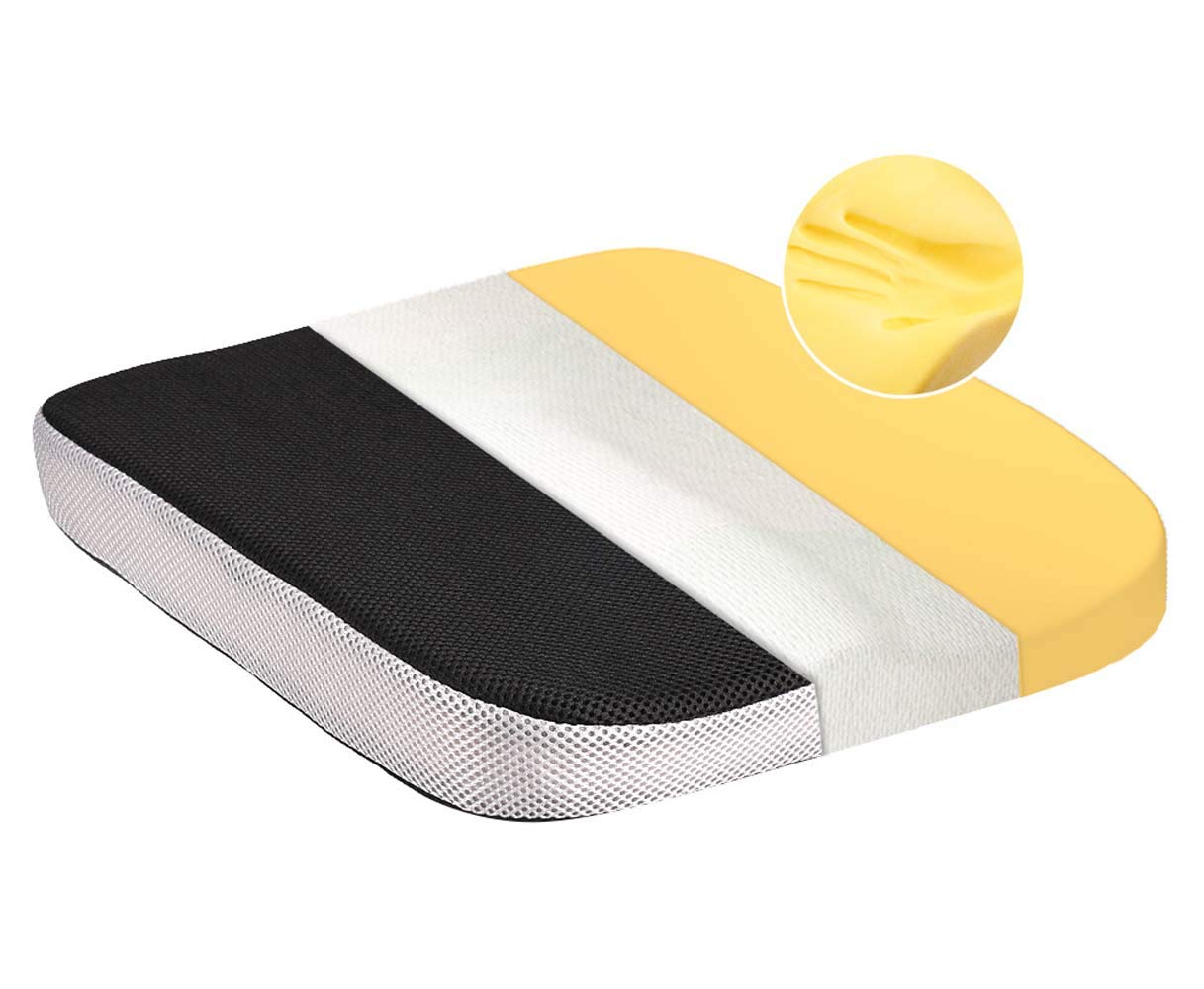 Lawei Cuscino per Sedia in Memory Foam, Grande, con Maniglia per Il Trasporto, Perfetto per Sedia da Ufficio e Sedia a rotelle